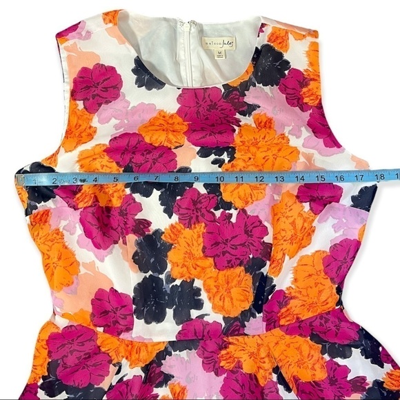 NWT Maison Jules Floral Fit and Flare Dress sz M - Picture 9 of 14